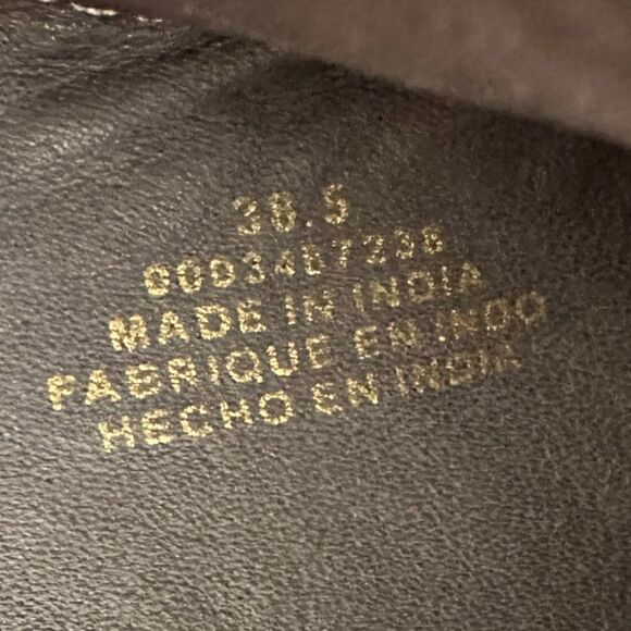 Free People Leather Charm Double V Ankle Boots Size 38.5 - Picture 11 of 16